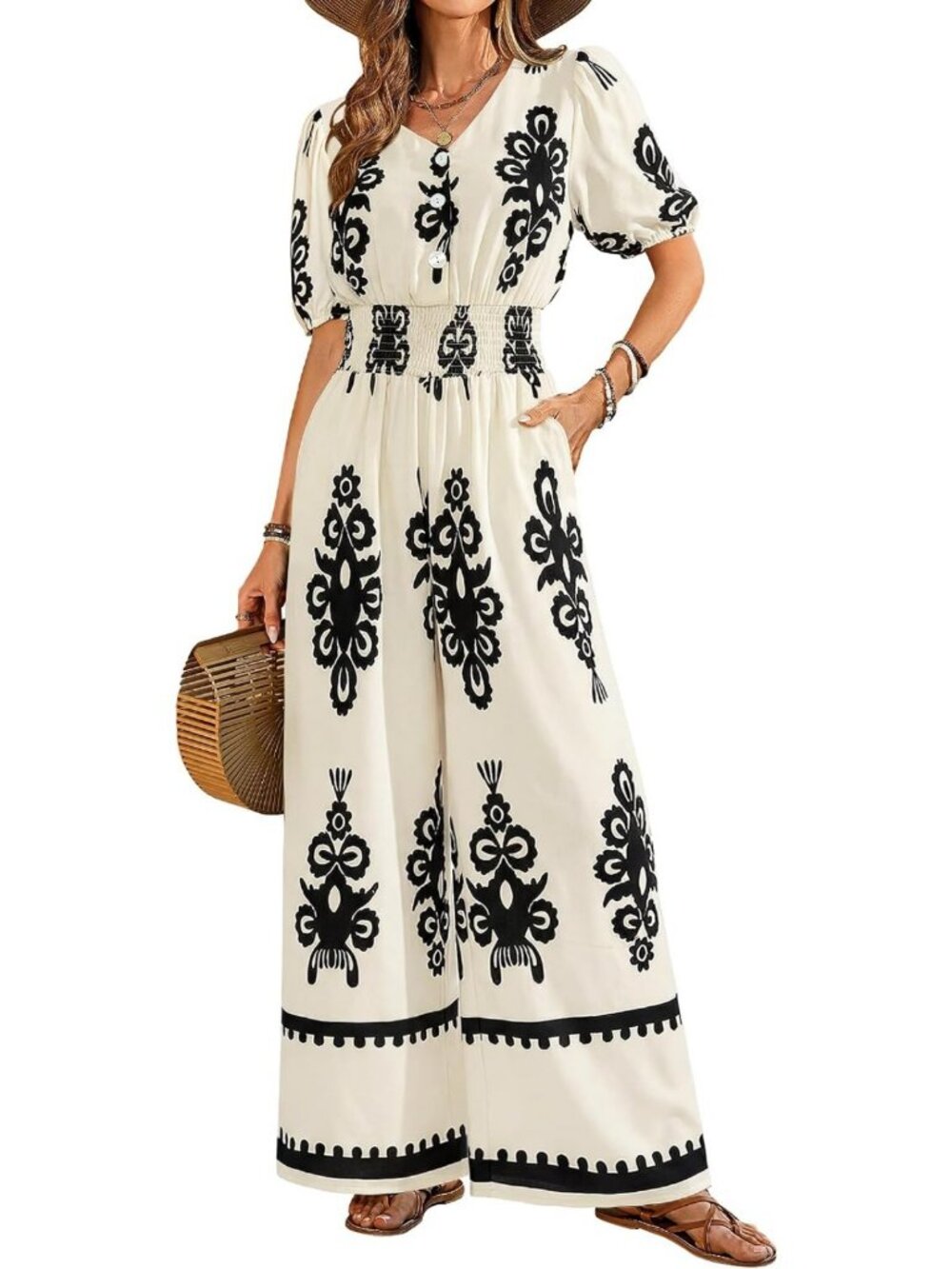 Chic Dressy Casual Short Sleeve Jumpsuit Romper for Women - Trendy 2026 Style